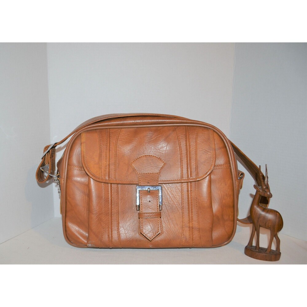 Vintage Tote Bag Mod Golden Brown